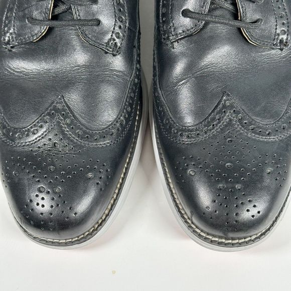 Cole Haan Grand OS Wingtip Oxford Shoes Men’s Size 11 M Black C21198 - Picture 15 of 15